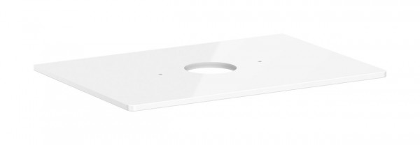 Console Unit Hansgrohe Xelu Q 1 Hole in the center for ø 32 mm basin 780x550mm Glossy White