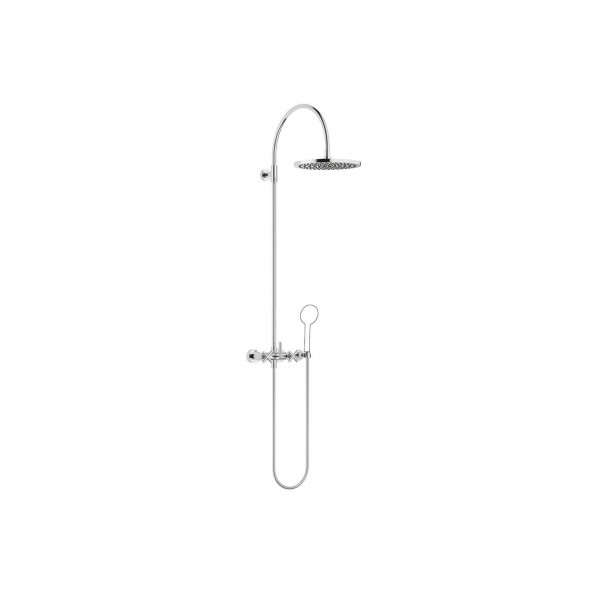 Shower Column Dornbracht TARA rounded, without hand shower 1167mm Chrome 26622892-00