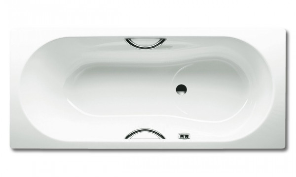 Kaldewei Standard Bath 955 with side overflow Vaio Set Star 1700x750x430mm Alpine White, holes for handle