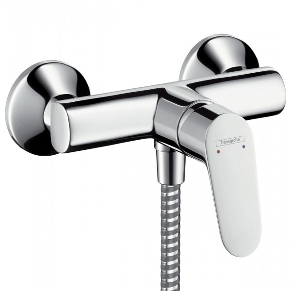 Hansgrohe Focus Chrome Single Lever Shower Wall Mounted Tap 1/2" for exposed installation
