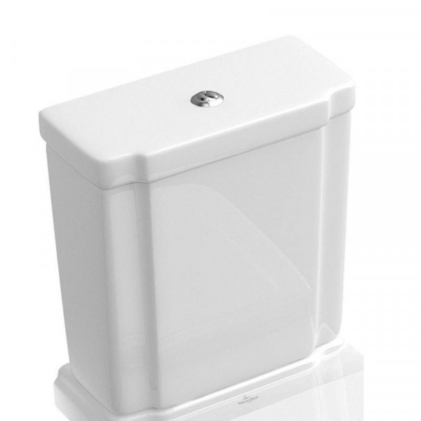 Villeroy and Boch Sanitary DualFlush Toilet Cistern Hommage (772116) Alpine White