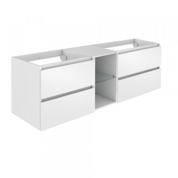 Vanity Unit Allibert LUNIK 4 drawers 1500mm Glossy White