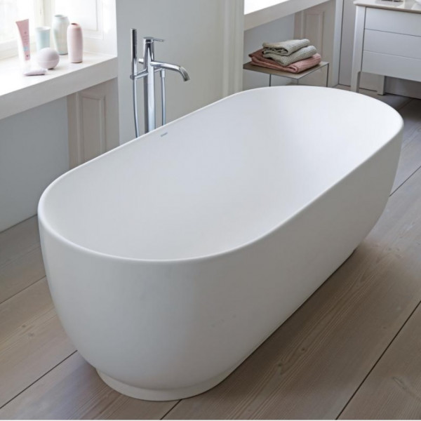 Freestanding Bath Duravit Luv, with overflow 1600x750mm White