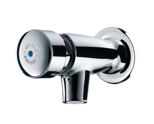 Delabie Bathroom Tap for Concealed Installation TEMPOSTOP Chrome Nozzle length 50 mm 746292