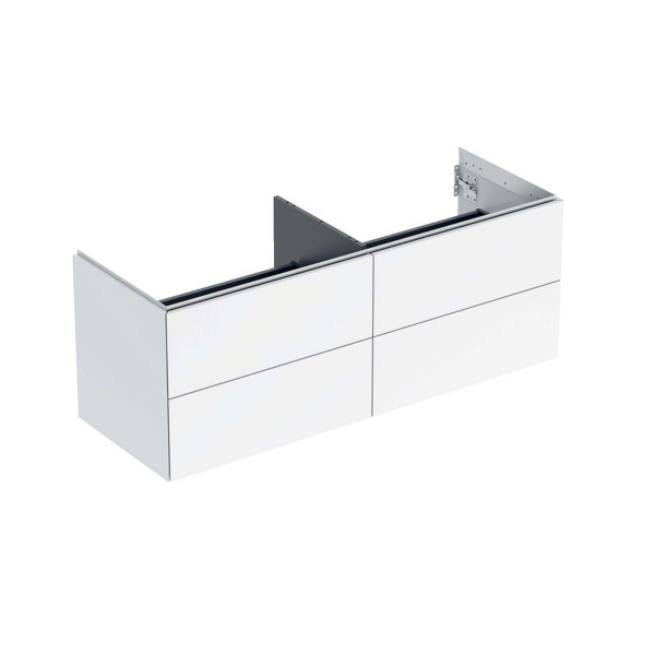 Vanity Unit Built-In Basin Geberit One ONE 4 drawers 1332mm Glossy White