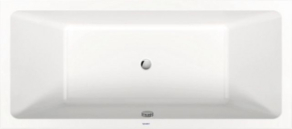 Standard Bath Duravit No.1 Built-in, centre drain, 2 backs 1800x800mm White