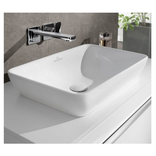 Villeroy and Boch Semi built-in washbasin Venticello 550x360x170mm White Alpin CeramicPlus