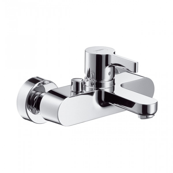 Hansgrohe Metris S Single Lever Bath/Shower Wall Mounted Tap 1/2" for exposed installation