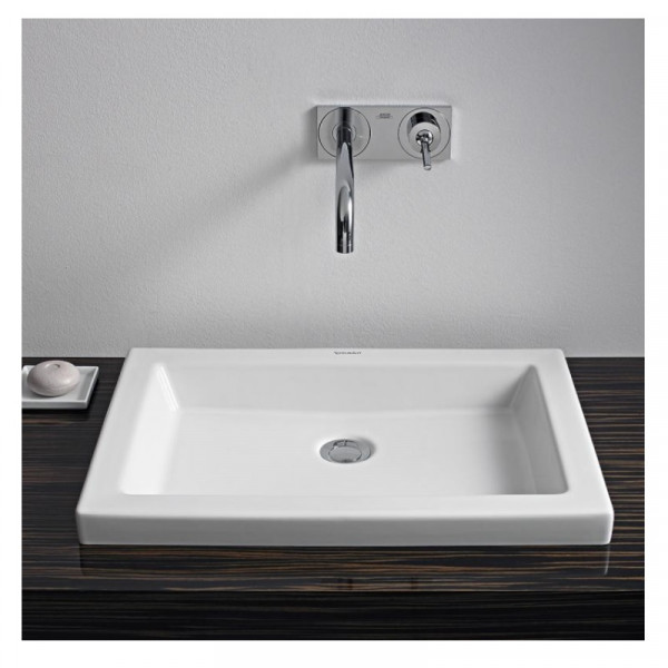 Duravit 2nd Floor Grinded Washbasin without Tap Platform (31758) White