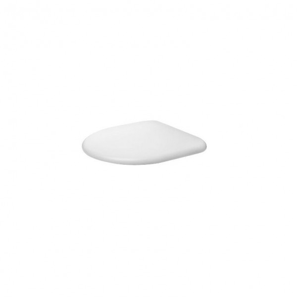 Duravit D Shaped Toilet Seat Architec White Plastic and cover 69610000