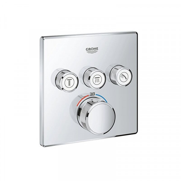 Grohe Grohtherm SmartControl Thermostat for concealed installation with 3 valves