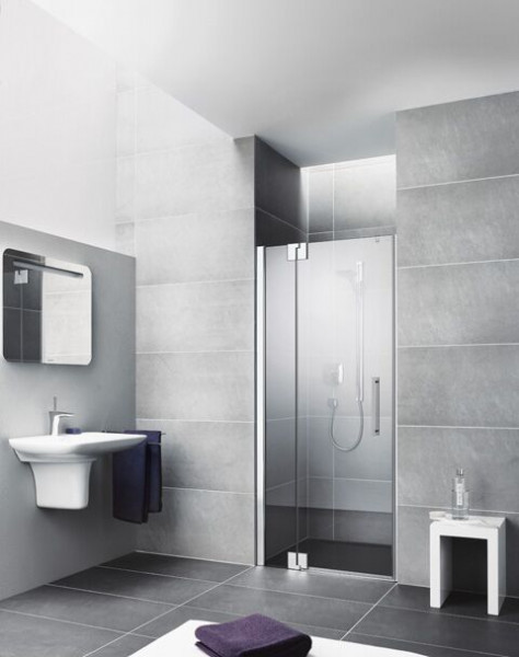 Kermi Pivot shower Doors PASA XP Right Fixed wall 1850 x 750 mm Grab bar Clear