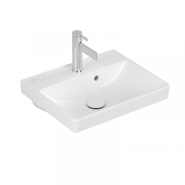 Villeroy and Boch Rectangular Cloakroom Basin Avento Stone White CeramicPlus