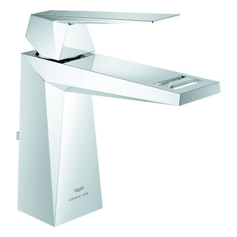 Single Hole Mixer Tap Grohe Allure Brilliant with pull tab 166mm Chrome