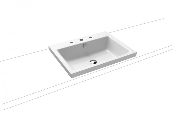 Countertop wash basin Kaldewei , model 3154 with overflow Puro (900406003001)