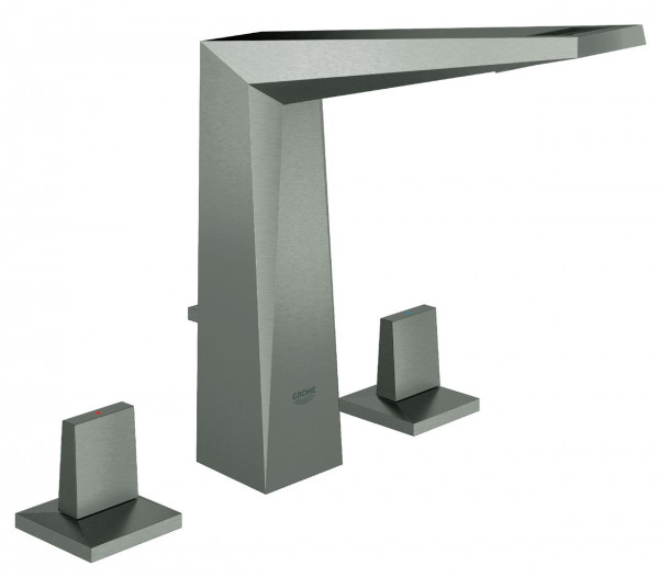 Grohe 3 Hole Basin Tap Allure Brilliant 3 holes 220mm Brushed Hard Graphite