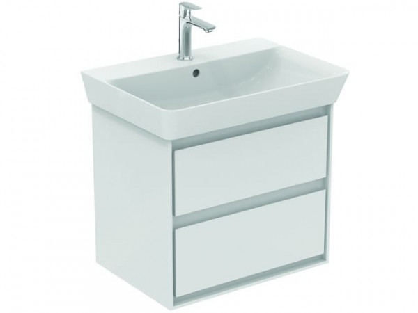 Ideal Standard CONNECT AIR Upper drawer front for vanity unit 580mm Grey oak/White matt