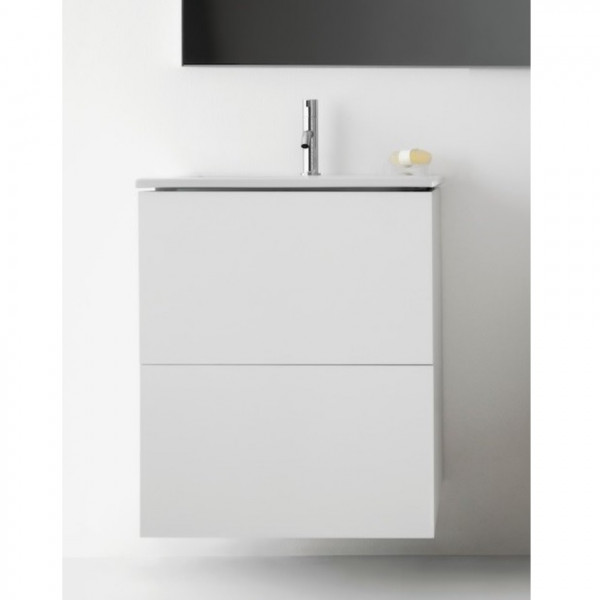 Bathroom Set Laufen KARTELL Washbasin, vanity unit, 2 drawers, 1 hole 500x725mm White Matt