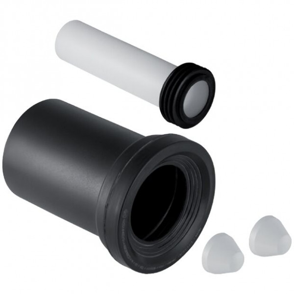 Geberit Plumbing Cover Connection kit for suspended WC, length 18.5 cm