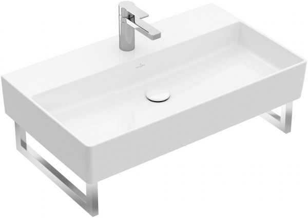 Villeroy and Boch Wall Hung Basin Memento 2.0 1 hole with overflow White Alpin 800mm