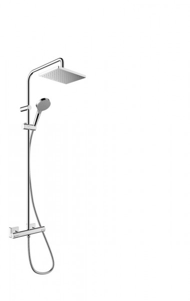 Shower Column Hansgrohe Vernis Shape 230, thermostatic mixer EcoSmart, 1 jet 512x277x1130mm Chrome