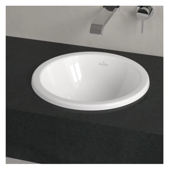 Inset Basin Villeroy and Boch Loop & Friends Round, With overflow 390x190mm Alpin White