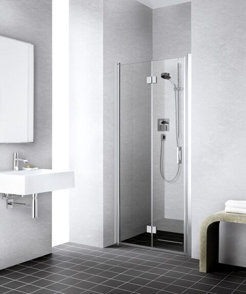 Kermi Folding shower Doors LIGA Left in niche 1850 x 700 mm Clear
