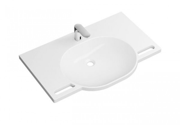 Hewi Wall Hung Basin with mixer 850 mm Alpine White 950.19.018
