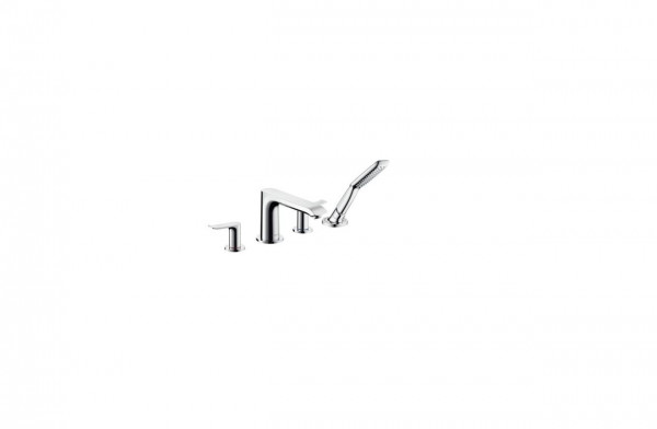 Hansgrohe Metris 4-hole Rim-mounted Bath/Shower tap