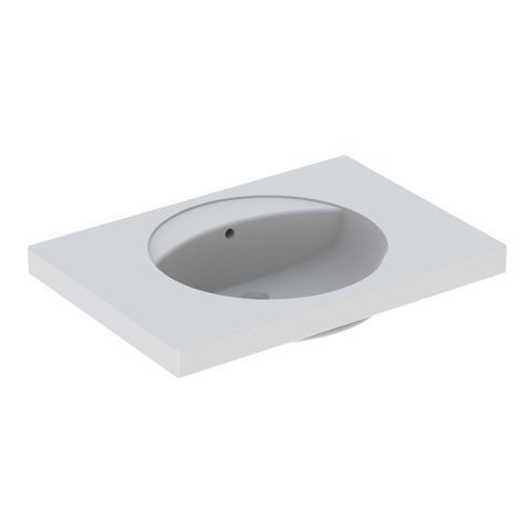 Geberit Wall Hung Basin Preciosa With Storage Surface 800x200x550mm without hole White 124282600