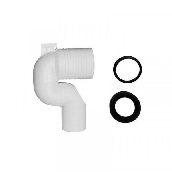 Villeroy and Boch Bathroom Tap Waste Systems Vario Drainbend White