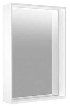 Keuco Illuminated Bathroom Mirror Plan 460x850x105mm Anodised silver