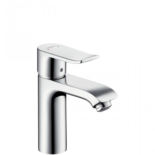 Hansgrohe Basin Mixer Tap Metris 110 Single Lever with pop-up waste set