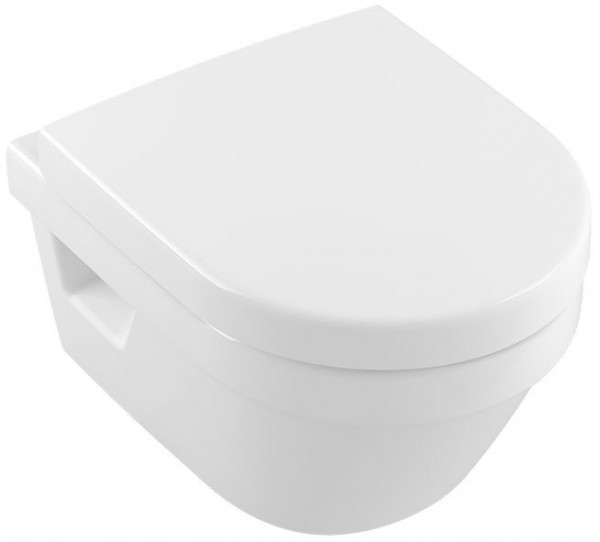 Villeroy and Boch Wall Hung Toilet Architectura  Horizontal Outlet White Rimless 4687R0T2
