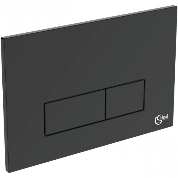 Ideal Standard Flush Plate OLEAS M2 234x154x8,5mm Black Double Flush