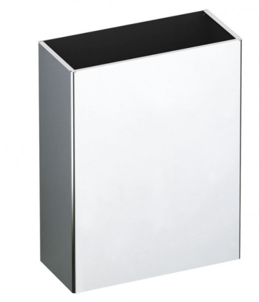 Delabie Public Bathroom Accessories Rectangular wall receptacle bin Stainless Steel Bright-Polished