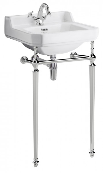 Freestanding Basin Bayswater Fitzroy White 500 mm | 1 Tap Hole