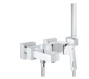 Grohe Eurocube Single-Lever Bath/Shower Wall Mounted Tap ½" with Shower Hand