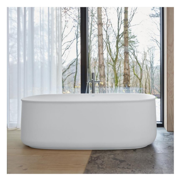 Freestanding Bath Duravit Zencha 1600x850x600mm White Matt
