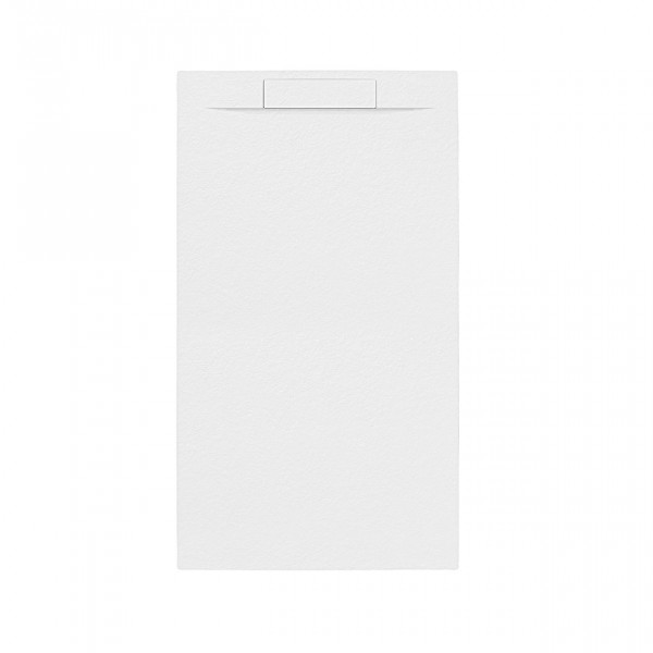Rectangular Shower Tray Allibert LUNA with siphon 1400x800x25mm White Matt