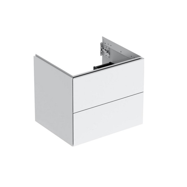 Vanity Unit Built-In Basin Geberit One ONE 2 drawers 592mm Glossy White