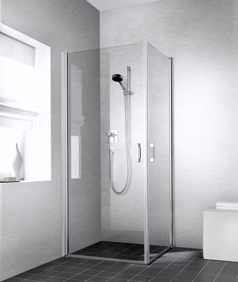 Kermi Pivot shower Doors LIGA Left Corner entry 1850 x 750 mm Clear LI1EL075181AK