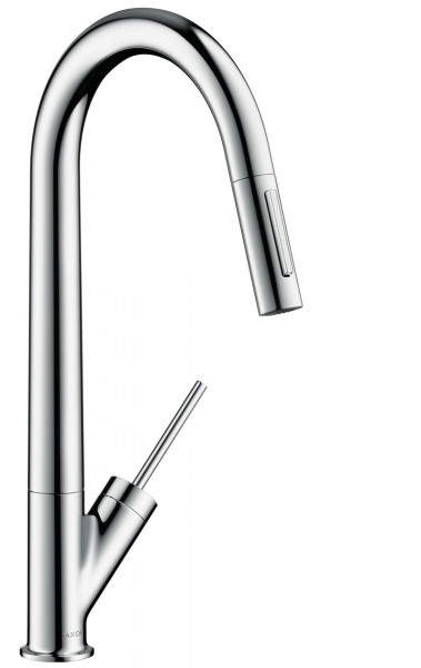 Pull Out Kitchen Tap Starck Steel Axor