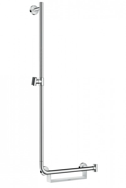 Hansgrohe Shower Rail Unica Comfort 110m with grab rail right without hose 26403400