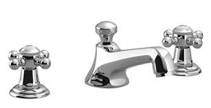 Villeroy and Boch 3 Hole Basin Tap with pop-up waste Madison Flair By Dornbracht  20700370-00