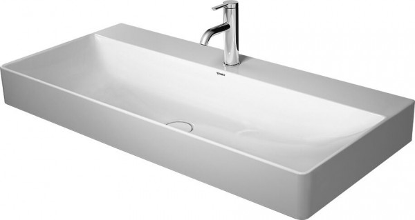 Duravit Washbasin for Furniture DuraSquare White Sanitary Ceramic Wondergliss 1000 mm 23531000411