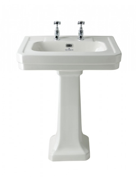 Freestanding Basin Bayswater Victrion 2 holes 640mm White