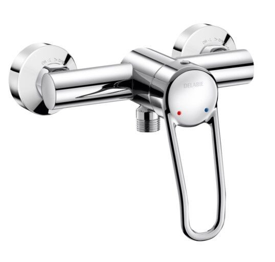 Delabie Wall Mounted Basin Tap SECURITHERM EP 140x188 mm 2739EP