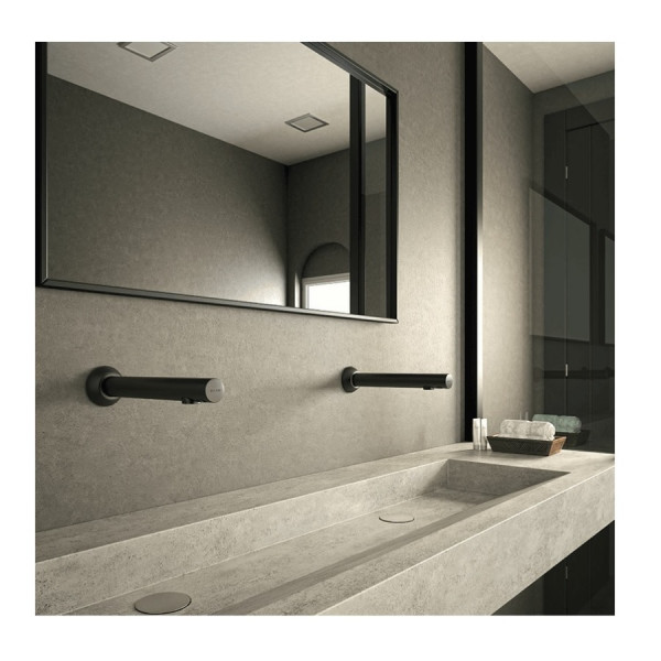 Delabie Bathroom Tap for Concealed Installation BINOPTIC Black Matt 379ENCB