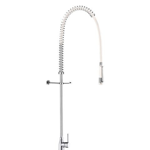 Delabie Pull Out Kitchen Tap without bib tap Chrome
